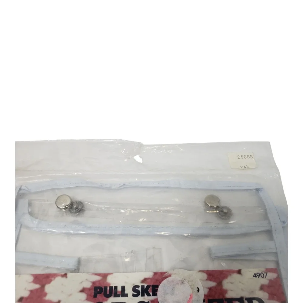 Westex Industries Pull Skein Yarn Organizer Clear Vinyl Storage Bag Blue 4907